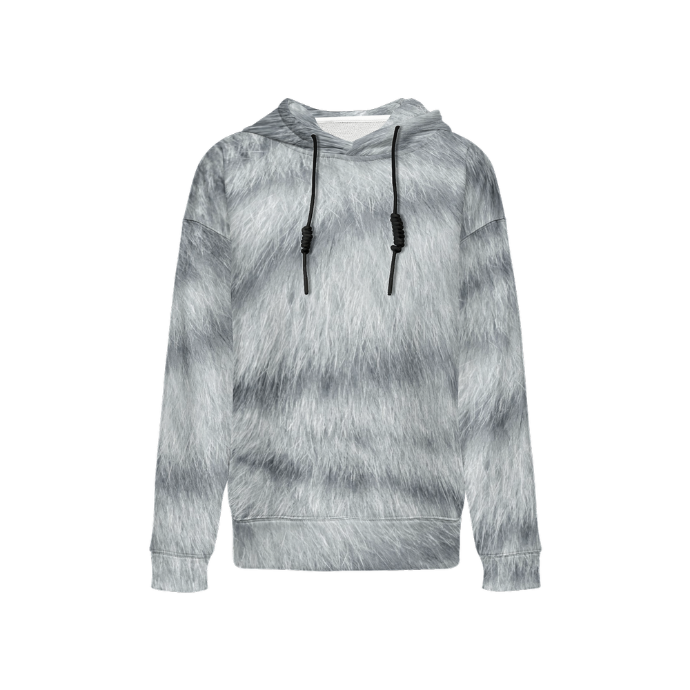 Silver Tabby Relaxed Fit Hoodie