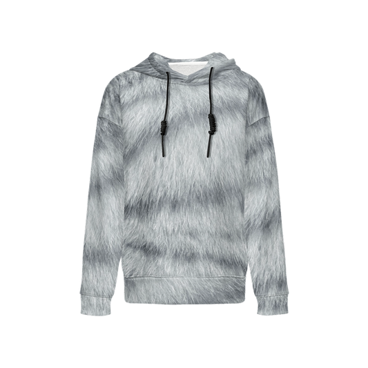 Silver Tabby Relaxed Fit Hoodie