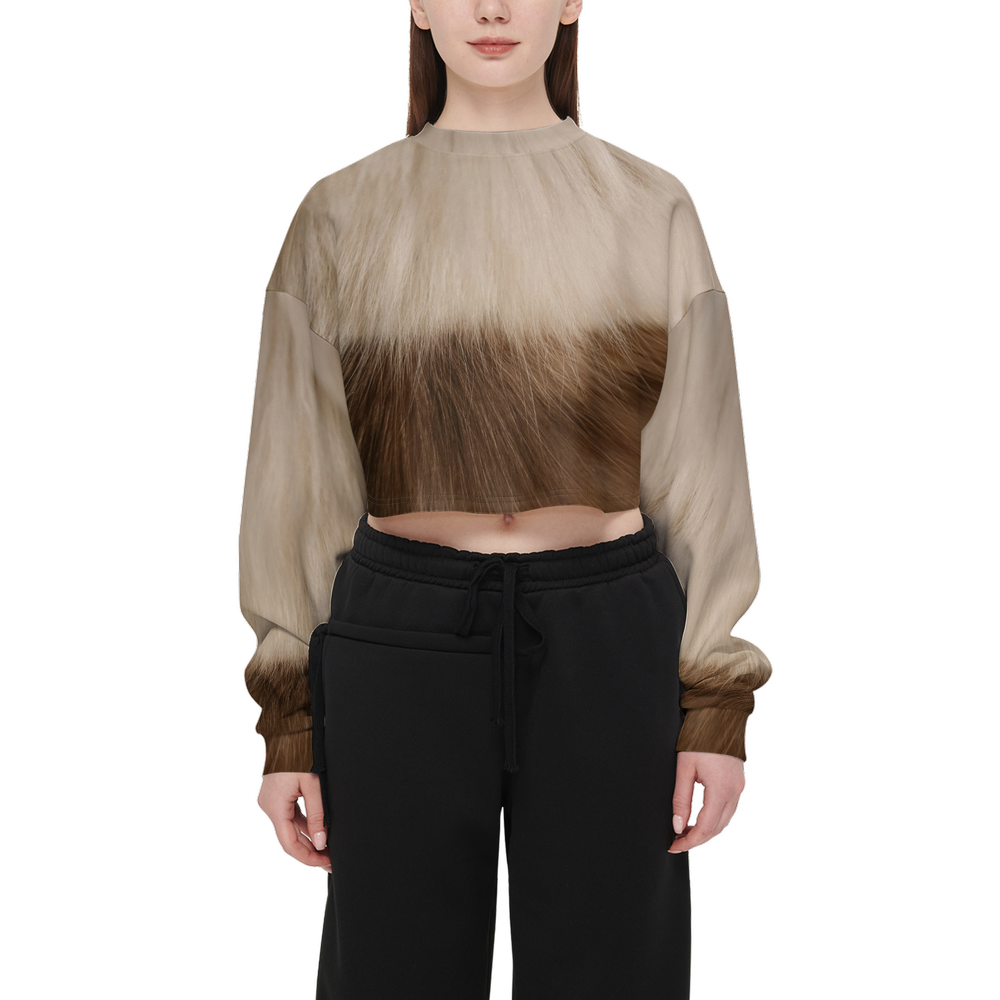 Ragdoll Cropped Crewneck Sweatshirt