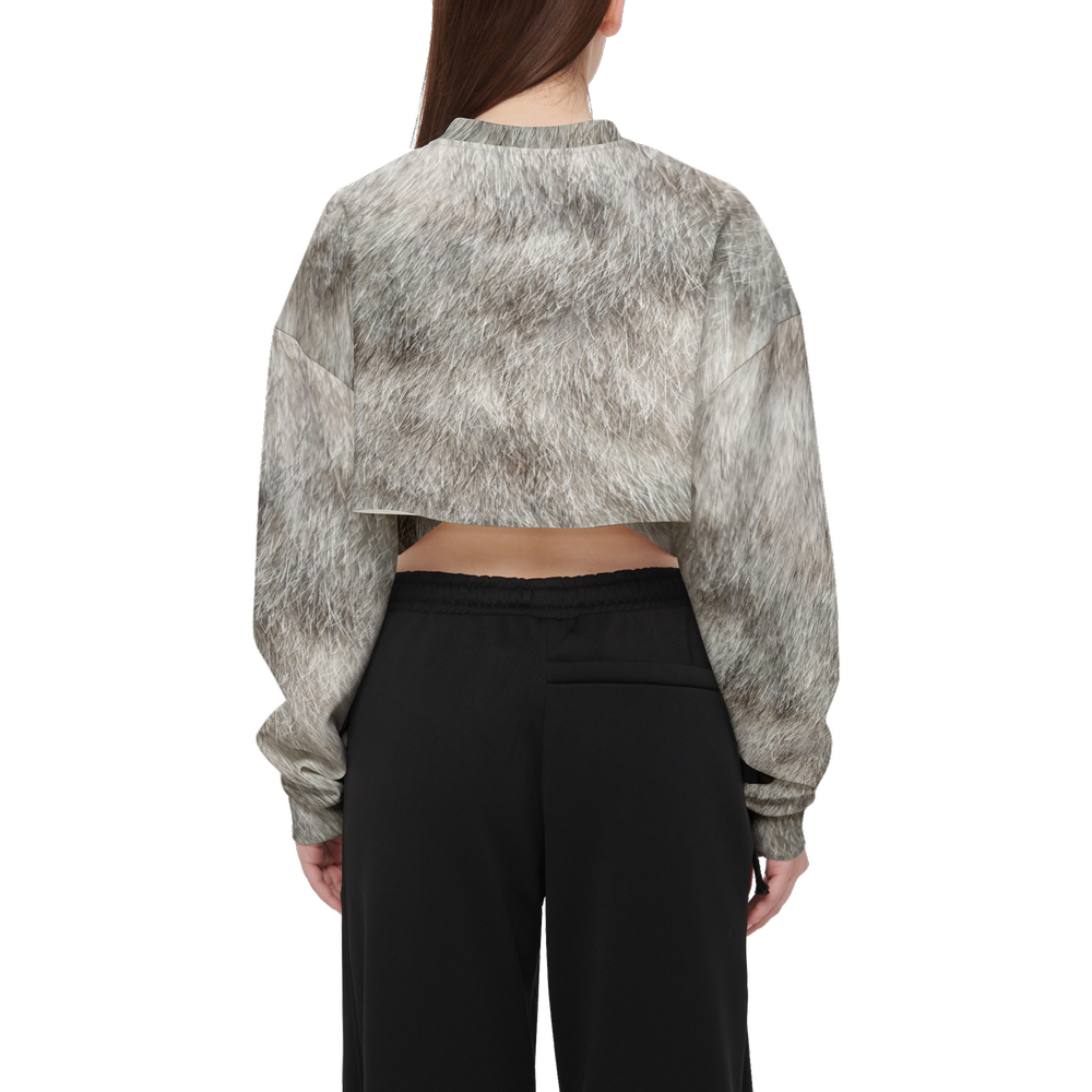 Lynx Point Cropped Crewneck Sweatshirt