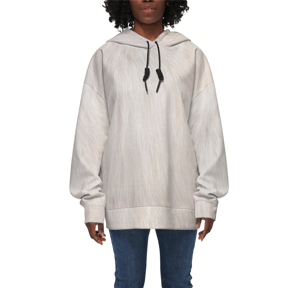 White Cat Relaxed Fit Hoodie