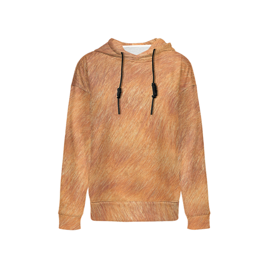 Orange Tabby Relaxed Fit Hoodie