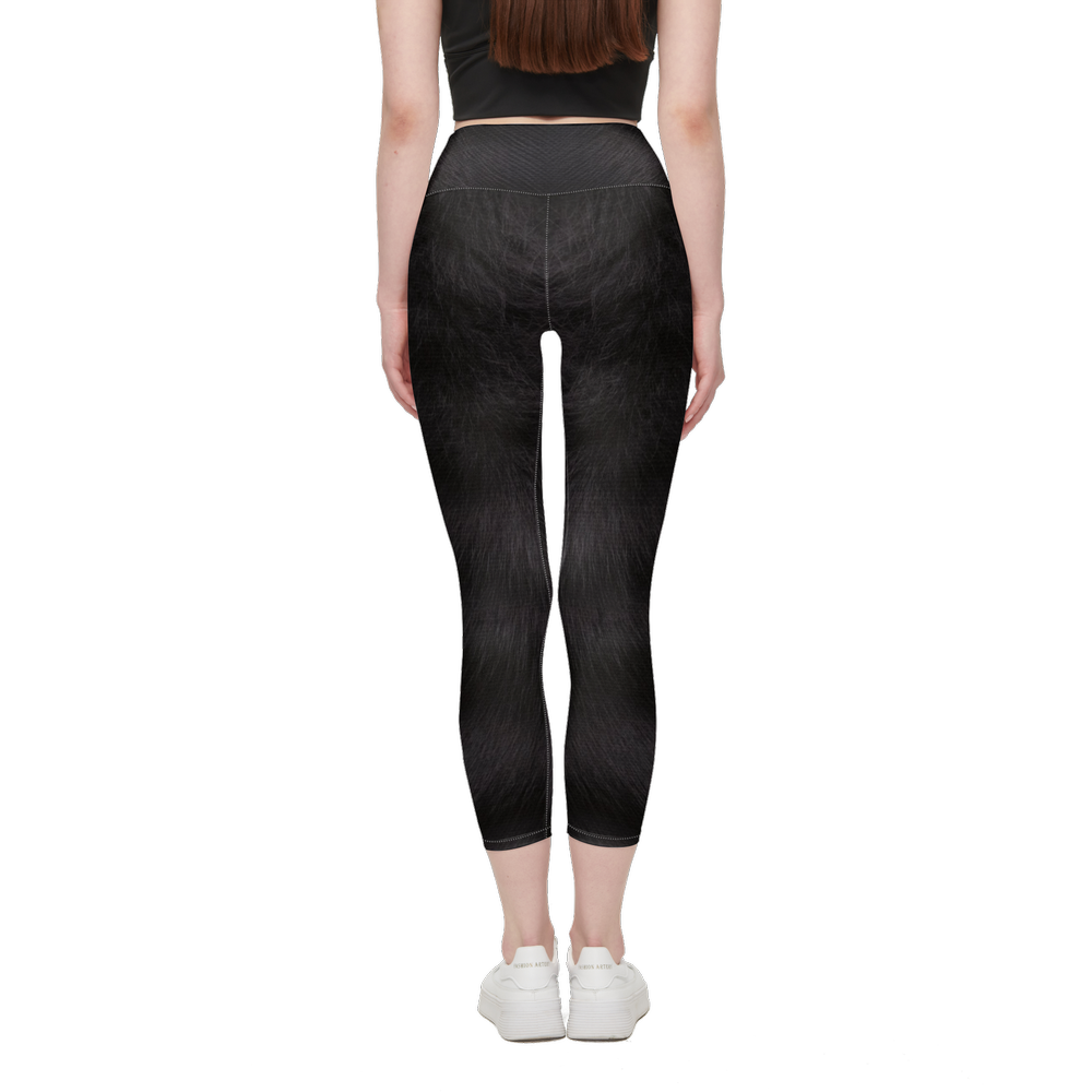 Black Tabby High-Rise Leggings