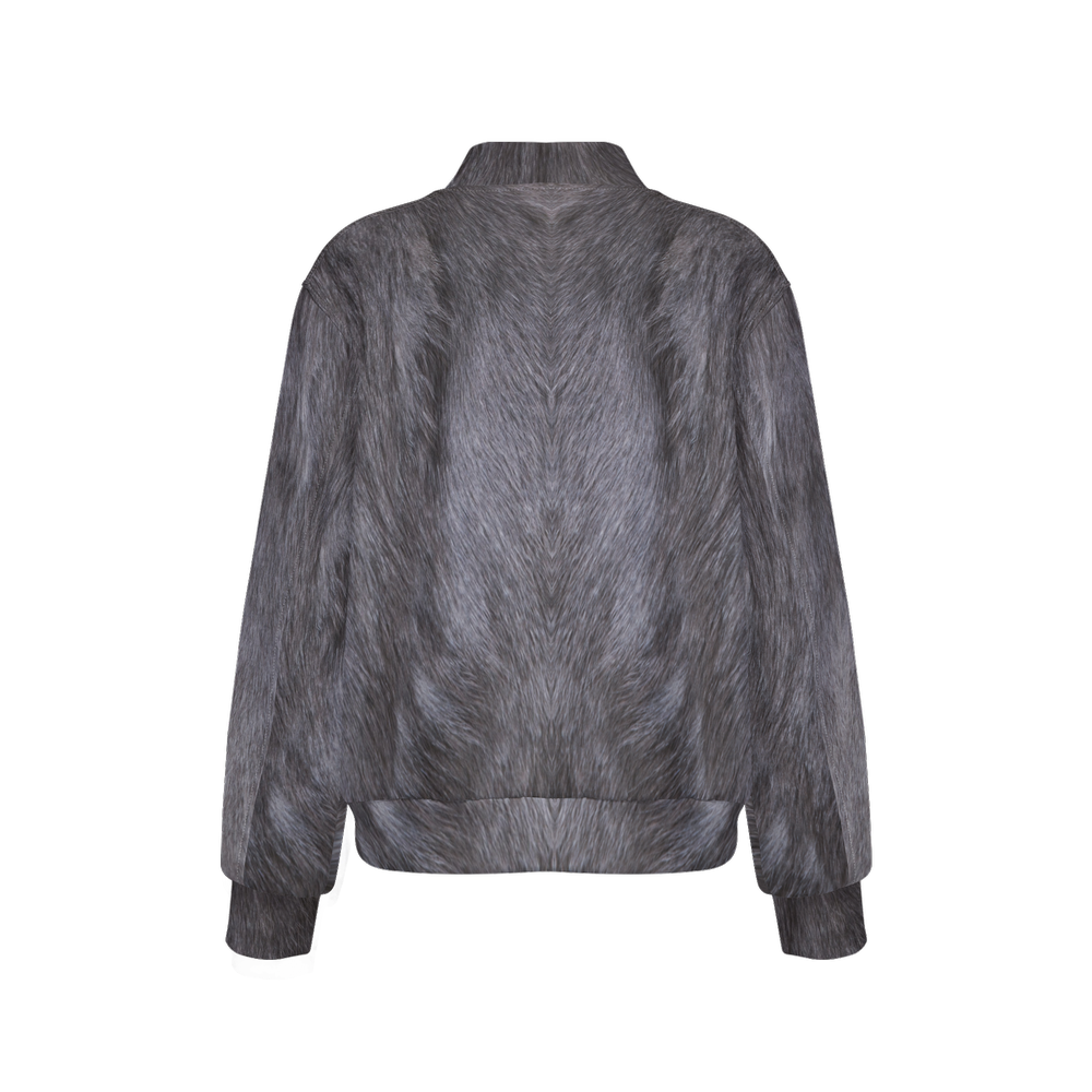 Russian Blue Cat Bomber Jacket