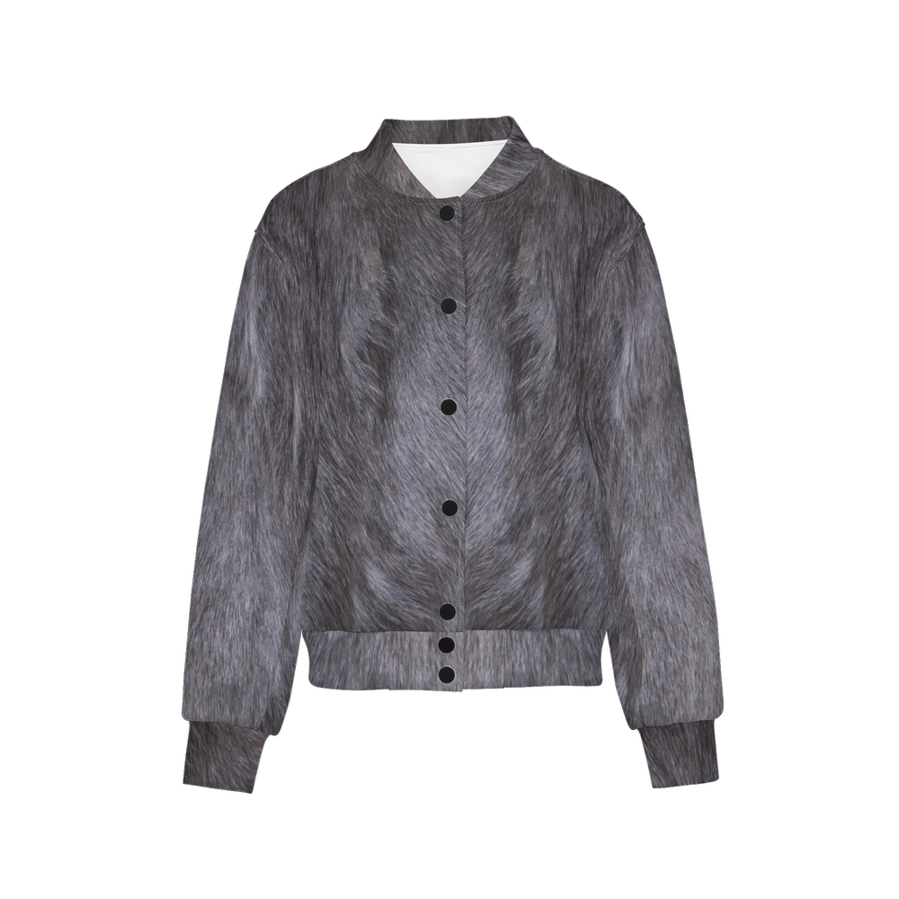 Russian Blue Cat Bomber Jacket