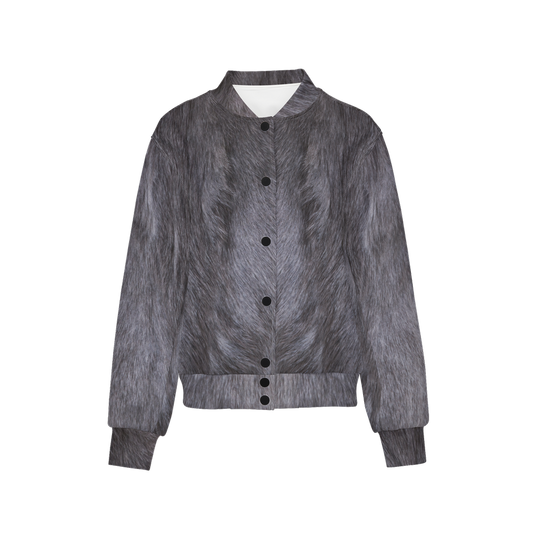 Russian Blue Cat Bomber Jacket