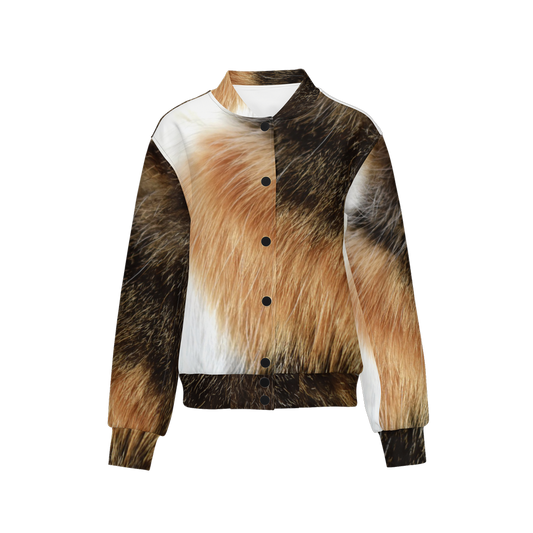 Calico Cat Bomber Jacket