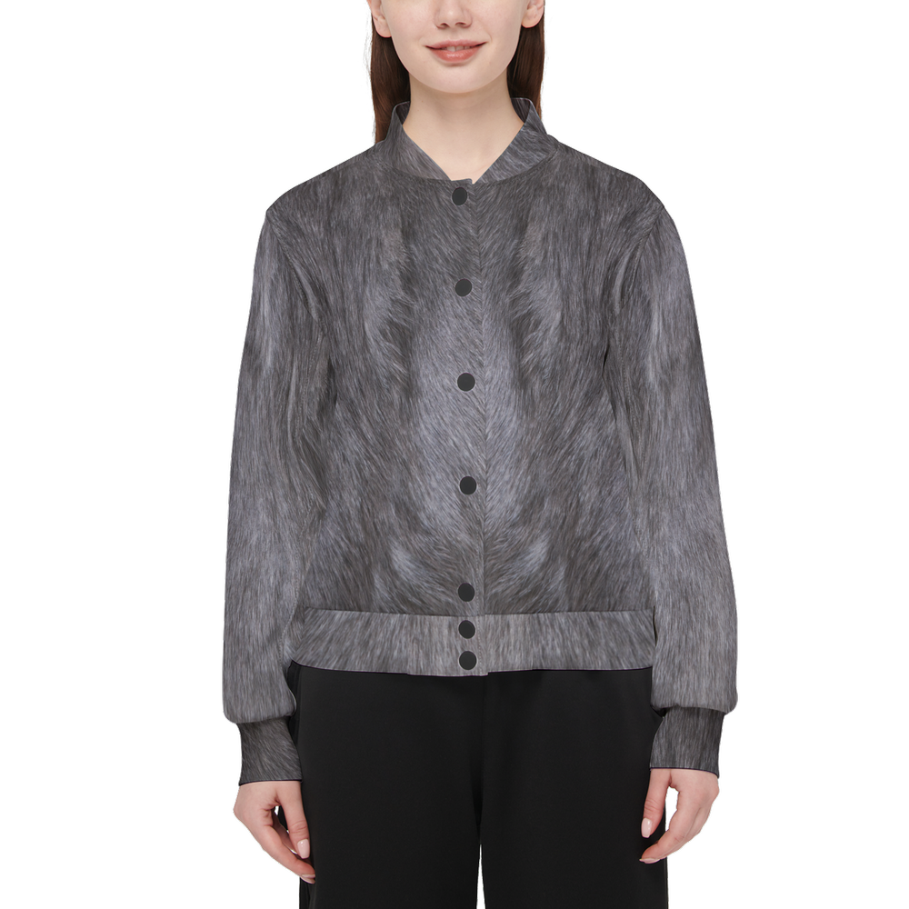 Russian Blue Cat Bomber Jacket