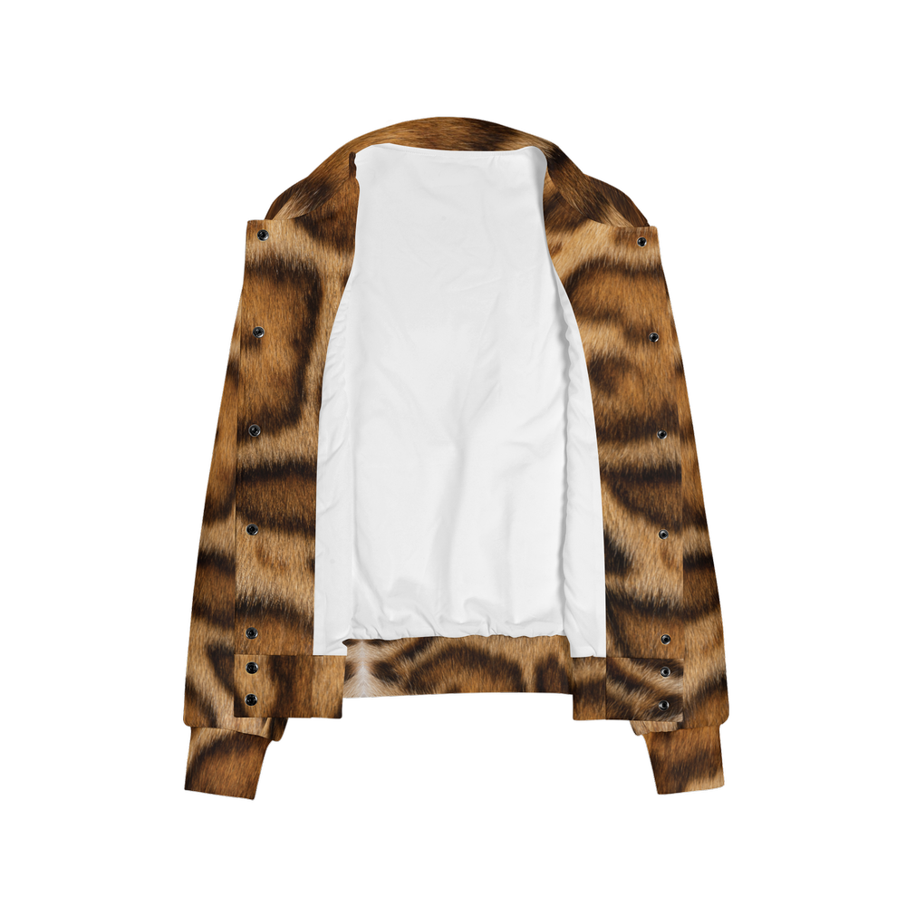 Rosetted Bengal Cat Bomber Jacket