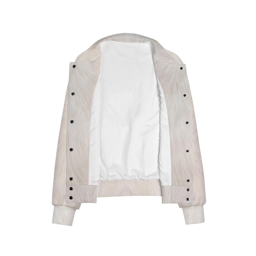 White Cat Bomber Jacket